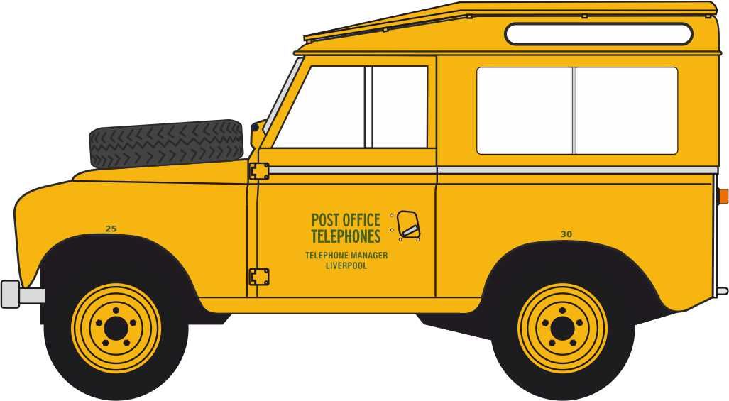 76LR3S006 Land Rover Series 3 SWB Station Wagon Post Office Telephones