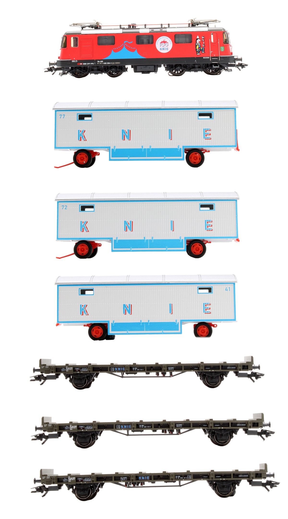 Pre-Owned 26615 '100 Years Of The Swiss National Circus KNIE' Train Pack - DCC Sound Fitted