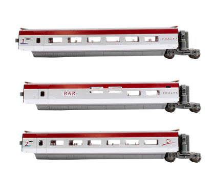 Pre-Owned T675 Thalys 3 Coach Intermediate Passenger Car Set