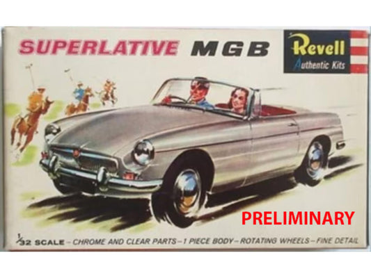 MGB Roadster 75 Years Plastic Model Kit