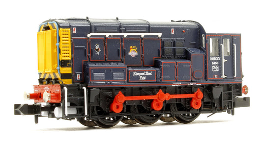 Pre-Owned 371-015E Class 08 08833 'Liverpool Street Pilot' BR/GER Lined Blue (Early Emblem) Diesel Shunter