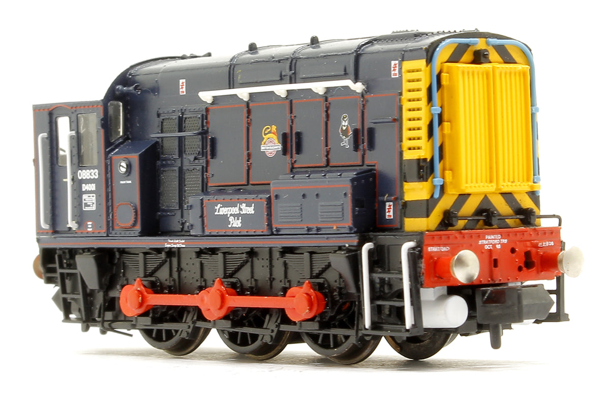 Class 08 08833 'Liverpool Street Pilot' BR/GER Lined Blue (Early Emblem) Diesel Shunter DCC Sound