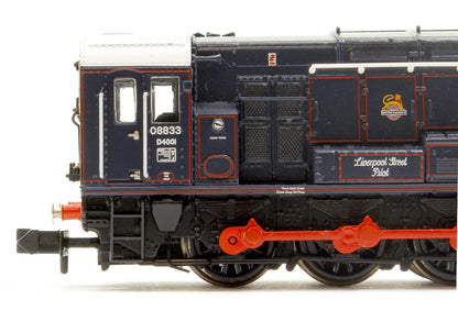 Class 08 08833 'Liverpool Street Pilot' BR/GER Lined Blue (Early Emblem) Diesel Shunter DCC Sound