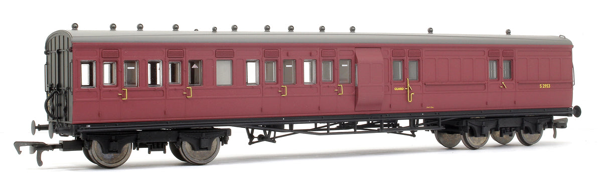 Pre-Owned LSWR Cross Country 3-Coach Pack BR Crimson No. 130