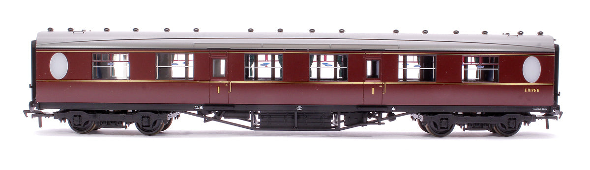 Pre-Owned 34-487 LNER Thompson First Corridor BR Maroon No. E11176E