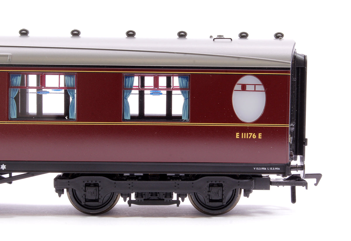 Pre-Owned 34-487 LNER Thompson First Corridor BR Maroon No. E11176E