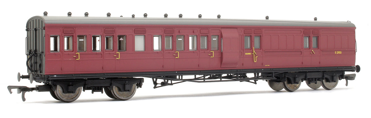 Pre-Owned LSWR Cross Country 3-Coach Pack BR Crimson No. 130