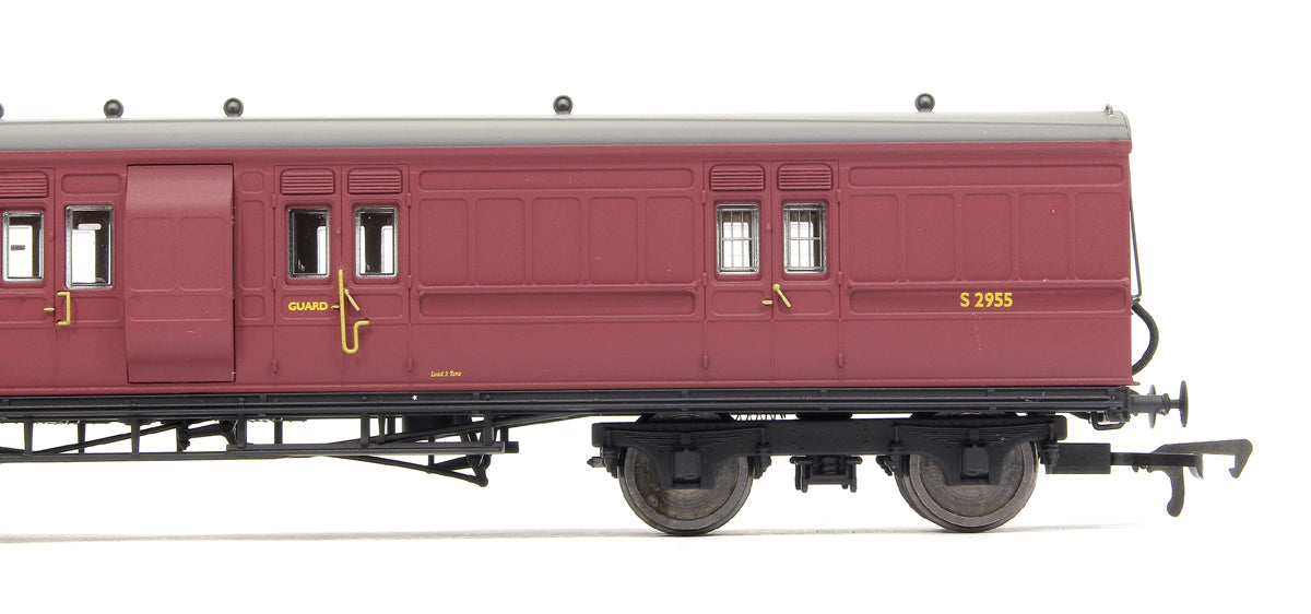 Pre-Owned LSWR Cross Country 3-Coach Pack BR Crimson No. 130
