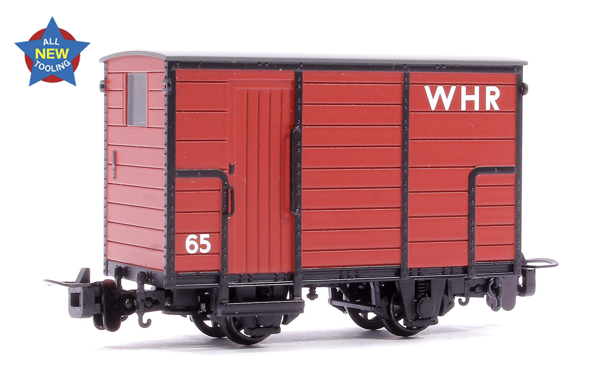 Pre-Owned 393-102 RNAD Enclosed-End Brake Van WHR Red No. 65
