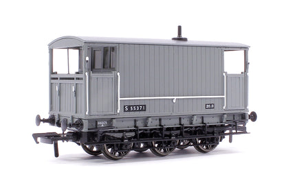 SECR 6 Wheel Brake Van No. S55371, BR grey