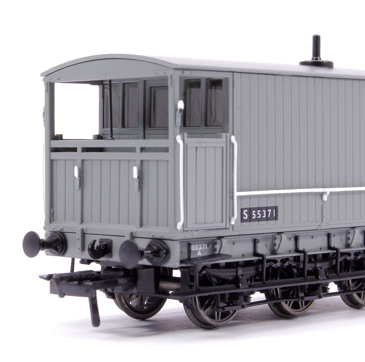 SECR 6 Wheel Brake Van No. S55371, BR grey