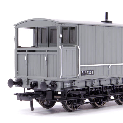 SECR 6 Wheel Brake Van No. S55371, BR grey