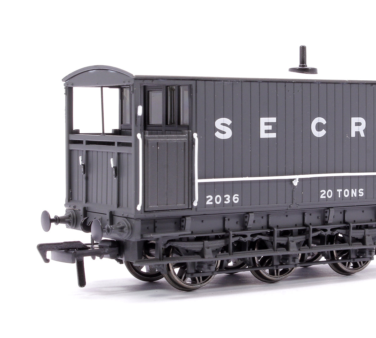 SECR 6 Wheel Brake Van No. 2036, SECR grey