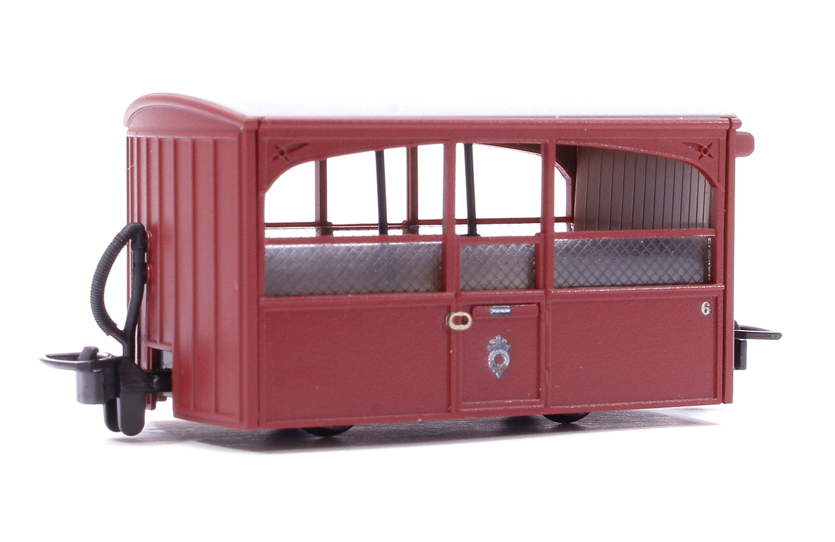 Ffestiniog Railway Bug Box Coach (1970s/80s Preservation Livery) No.6 Zoo Car