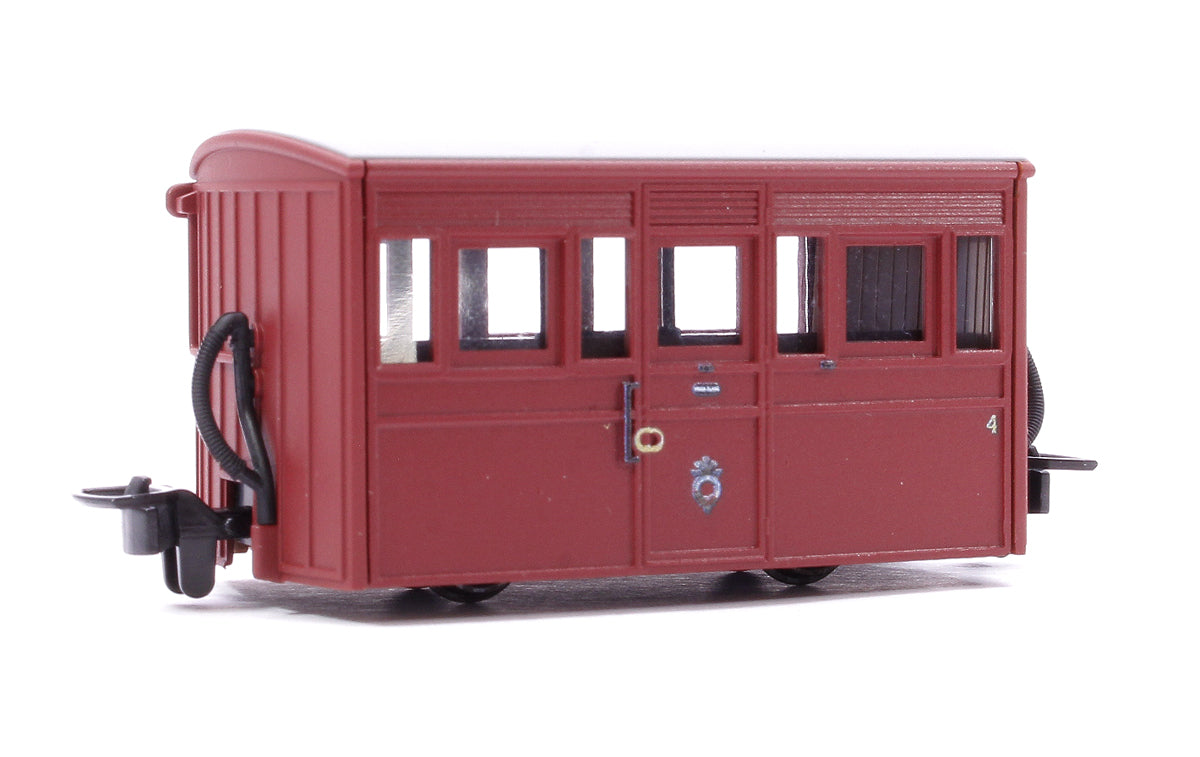Bug Box Coach Peco GR558B Ffestiniog Railway Bug Box Coach (1970s/80s – Rails
