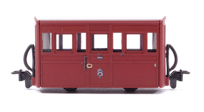 Ffestiniog Railway Bug Box Coach (1970s/80s Preservation Livery) No.4