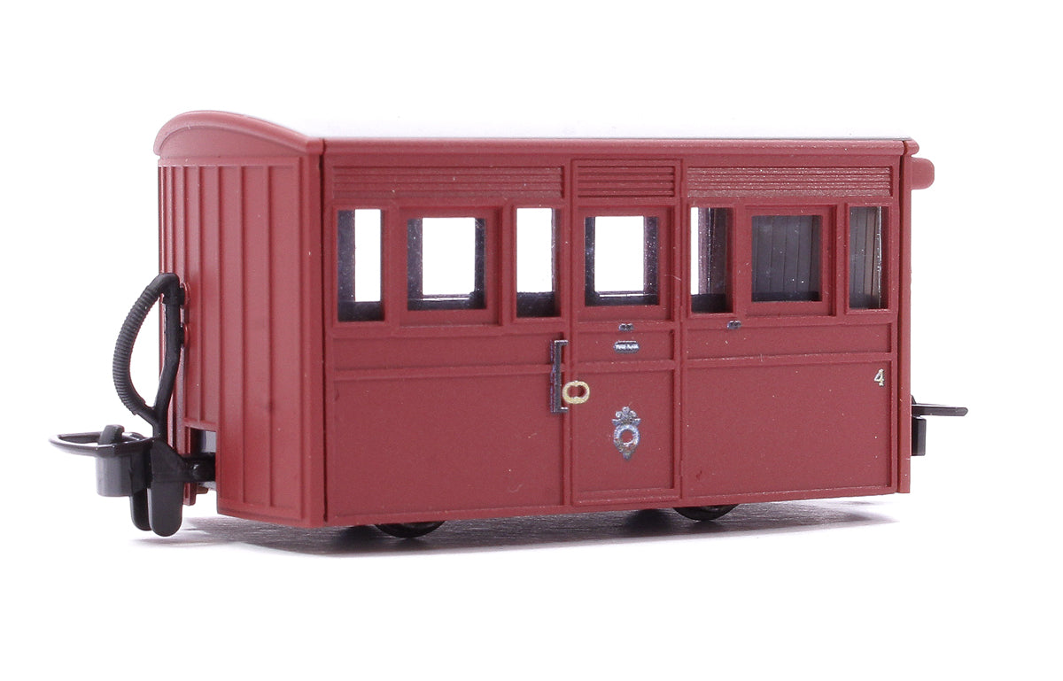 Ffestiniog Railway Bug Box Coach (1970s/80s Preservation Livery) No.4