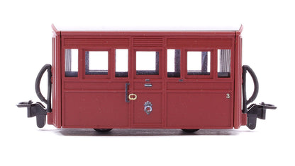 Pre-Owned Ffestiniog Railway Bug Box Coach (1970s/80s Preservation Livery) No.3