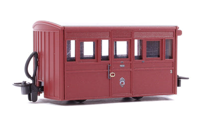 Pre-Owned Ffestiniog Railway Bug Box Coach (1970s/80s Preservation Livery) No.3
