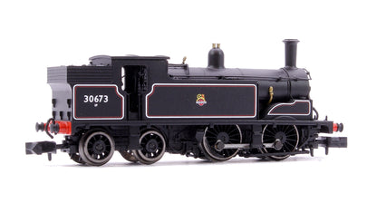 M7 0-4-4 BR Early Crest Lined Black 30673 - Steam Tank Locomotive