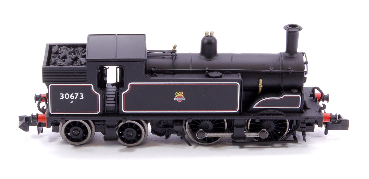 M7 0-4-4 BR Early Crest Lined Black 30673 - Steam Tank Locomotive - DCC Fitted