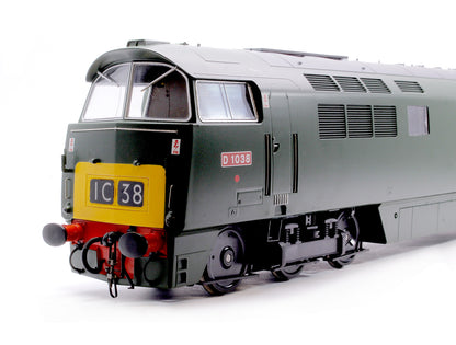 Class 52 D1038 Western Sovereign BR Green (small yellow panels) Diesel Locomotive