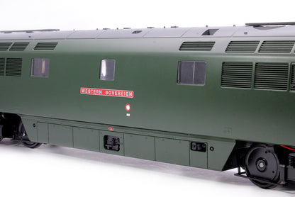 Class 52 D1038 Western Sovereign BR Green (small yellow panels) Diesel Locomotive