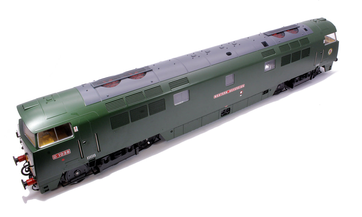 Class 52 D1038 Western Sovereign BR Green (small yellow panels) Diesel Locomotive