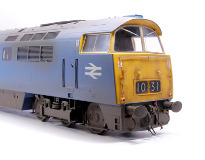 Class 52 D1031 BR Blue  Western Rifleman (full yellow ends) Diesel Locomotive - Weathered