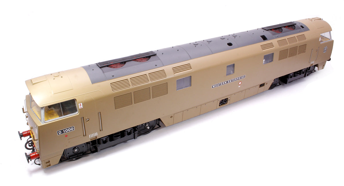 Class 52 D1000 Western Enterprise BR Desert Sand (small yellow panels) Diesel Locomotive