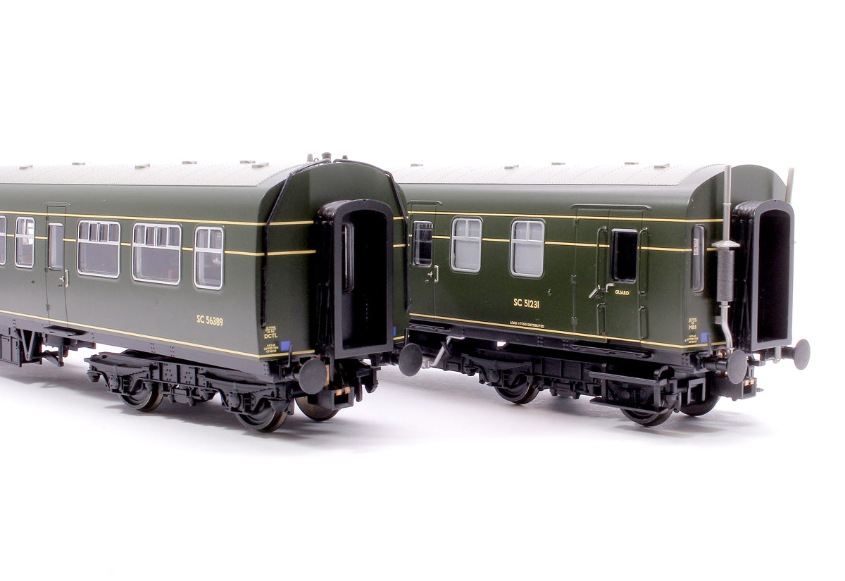 Pre-Owned 32-285ASF Class 101 2-Car DMU BR Green (Roundel) - DCC Sound