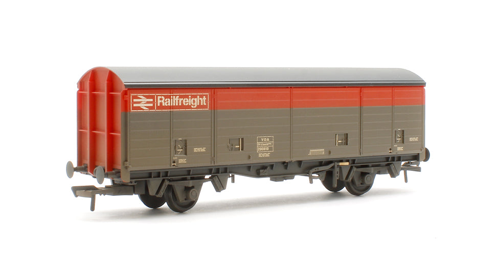 Pre-Owned 38-144C BR VDA Van BR Railfreight Red & Grey No.200819 - Weathered