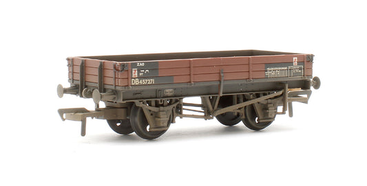 3 Plank Wagon BR Departmental Bauxite (TOPS) No.DB457271 - Weathered