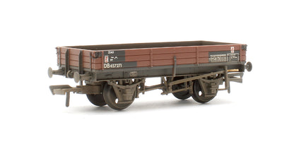 3 Plank Wagon BR Departmental Bauxite (TOPS) No.DB457271 - Weathered
