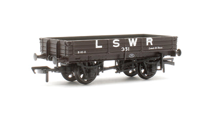3 Plank Wagon LSWR Brown No.351