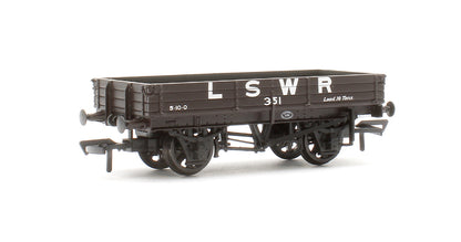 3 Plank Wagon LSWR Brown No.351