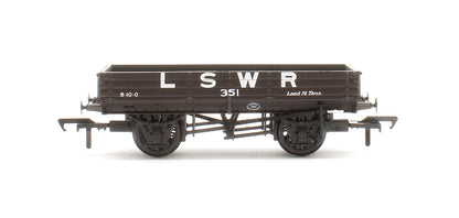 3 Plank Wagon LSWR Brown No.351