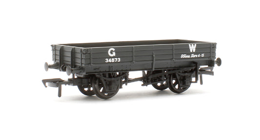 3 Plank Wagon GWR Grey No.34873
