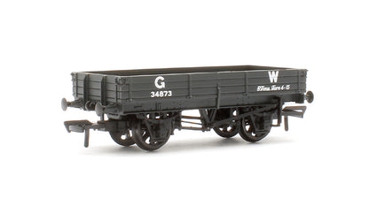 3 Plank Wagon GWR Grey No.34873