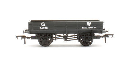 3 Plank Wagon GWR Grey No.34873