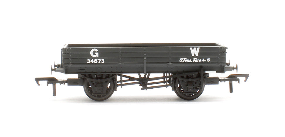 Pre-Owned 3 Plank Wagon GWR Grey No.34873