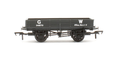 Pre-Owned 3 Plank Wagon GWR Grey No.34873