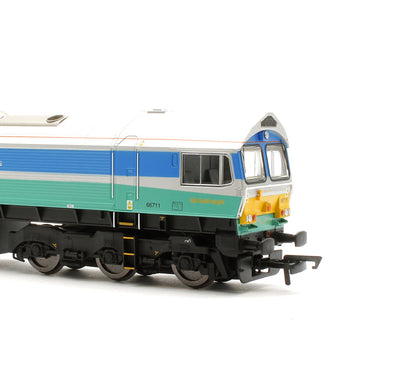 Pre-Owned R30428TXS RailRoad Plus Aggregates Class 66 Sence No.66711 Diesel Locomotive - DCC Sound