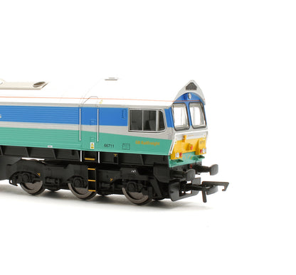 RailRoad Plus Aggregates Class 66 Sence No.66711 Diesel Locomotive - DCC Sound