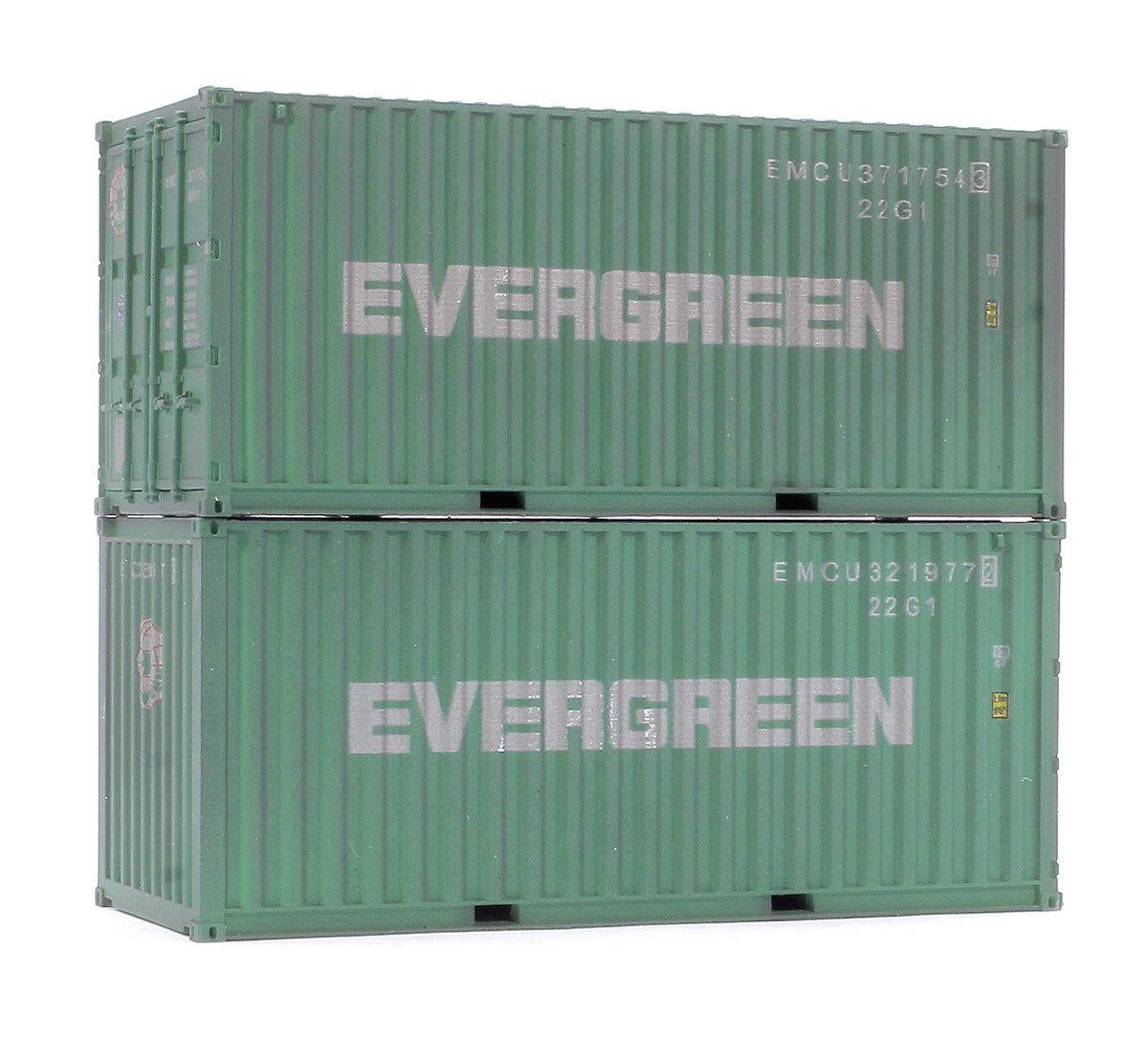 20 FT Container EISU Twin Pack75951 5 & 01151 3 - Weathered