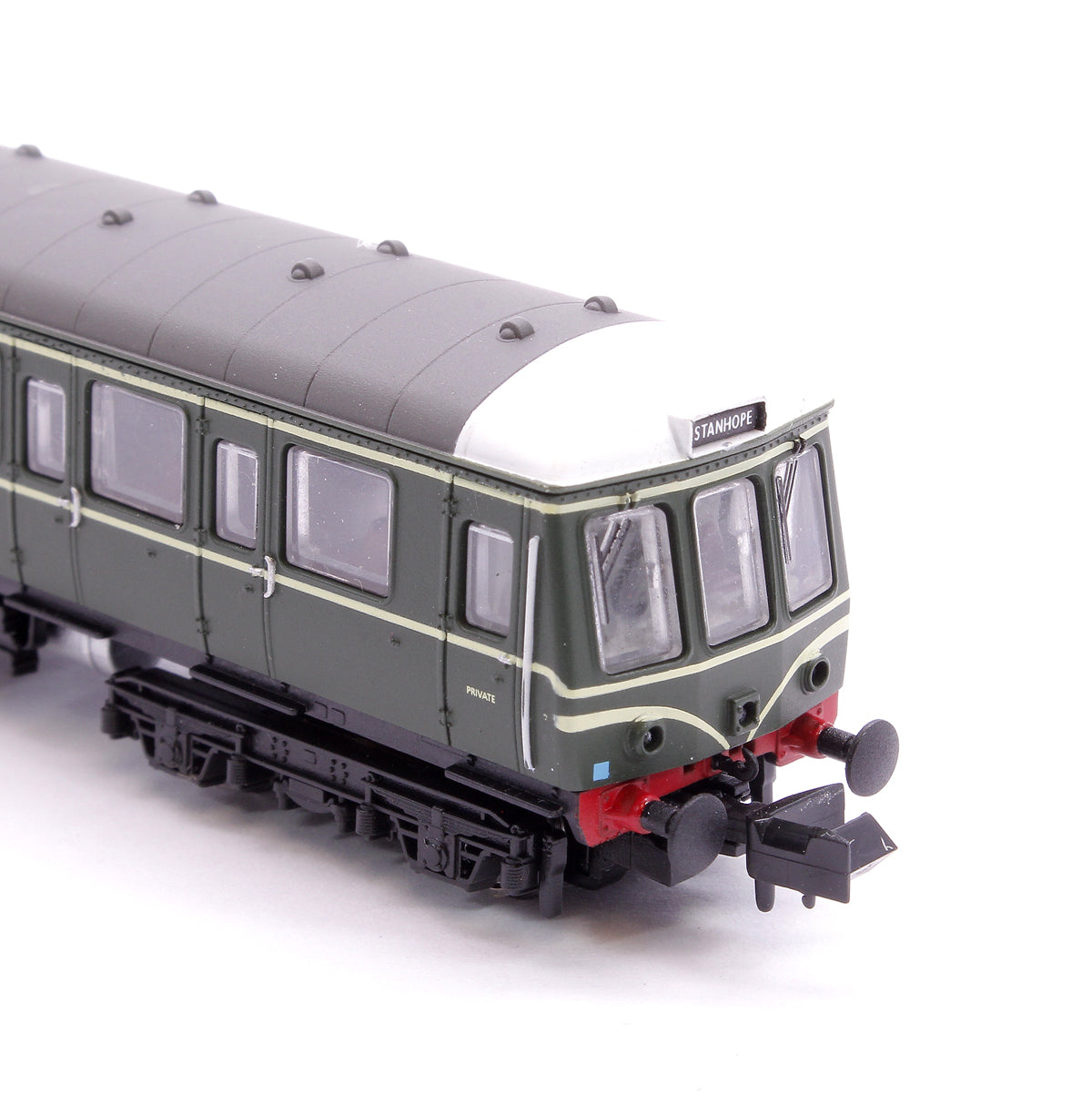 Pre-Owned Class 122 E55012 BR Green with Whiskers (Preserved) Diesel Locomotive - DCC Fitted
