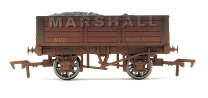 Pre-Owned 4F-052-002 Marshall 5 Plank Wagon 9ft Wheelbase No.2 - Weathered