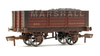 Pre-Owned 4F-052-002 Marshall 5 Plank Wagon 9ft Wheelbase No.2 - Weathered