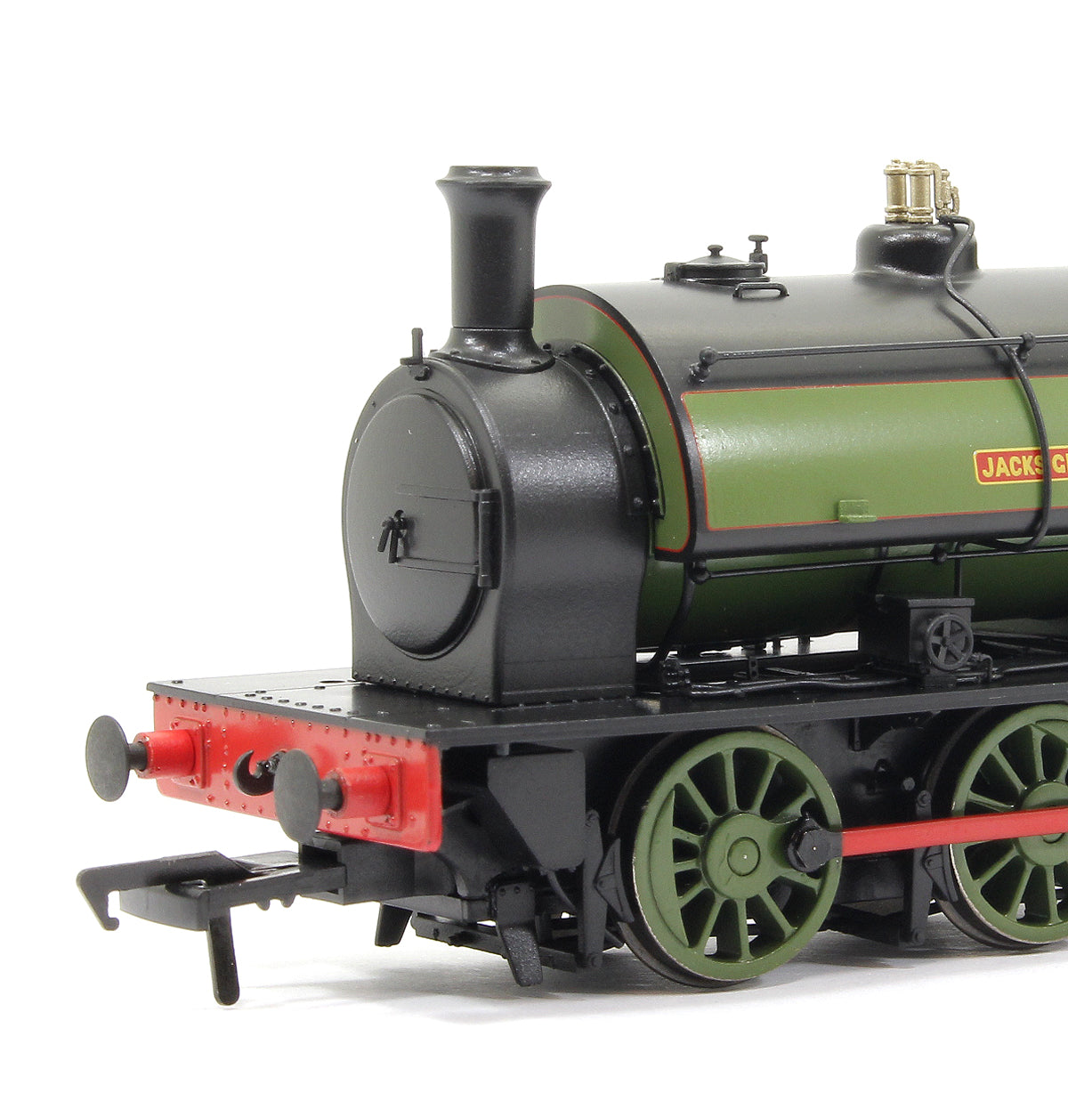 Pre-Owned 16" Hunslet "Jacks Green" Nassington Lined Green - Steam Engine Locomotive - DCC Sound