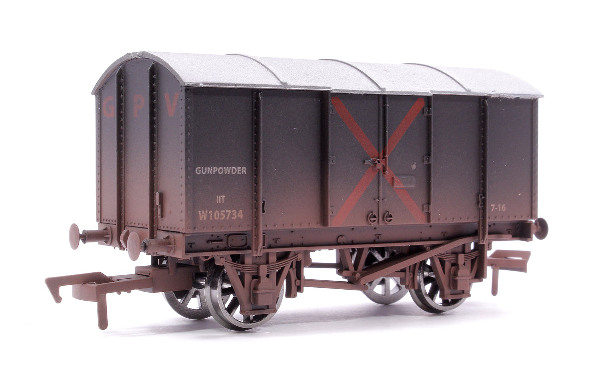 Pre-Owned Gunpowder Van GWR W105734 - Weathered